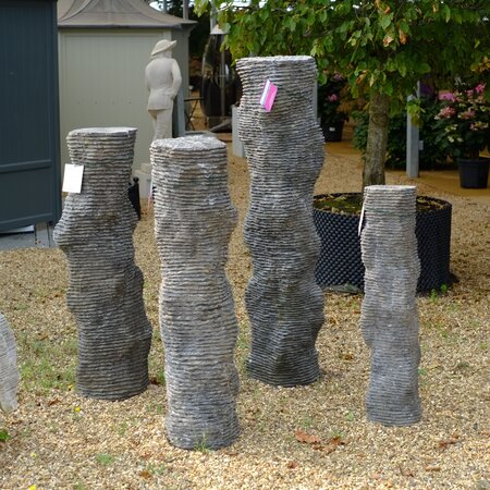 Granite Irregular Grey Column 100cm