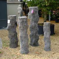 Granite Irregular Grey Column 100cm